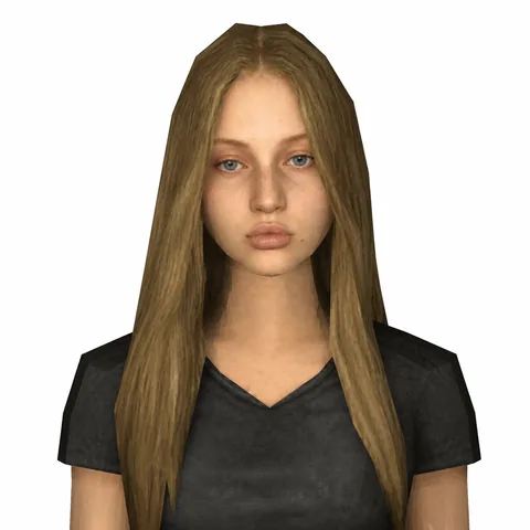 Ksenia — low-poly avatar