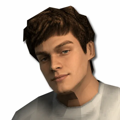 Slava — low-poly avatar